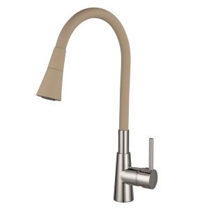 INTER CERAMIC SINK FAUCET HAVANA ZINC/BRASS CHROME/BEIGE
